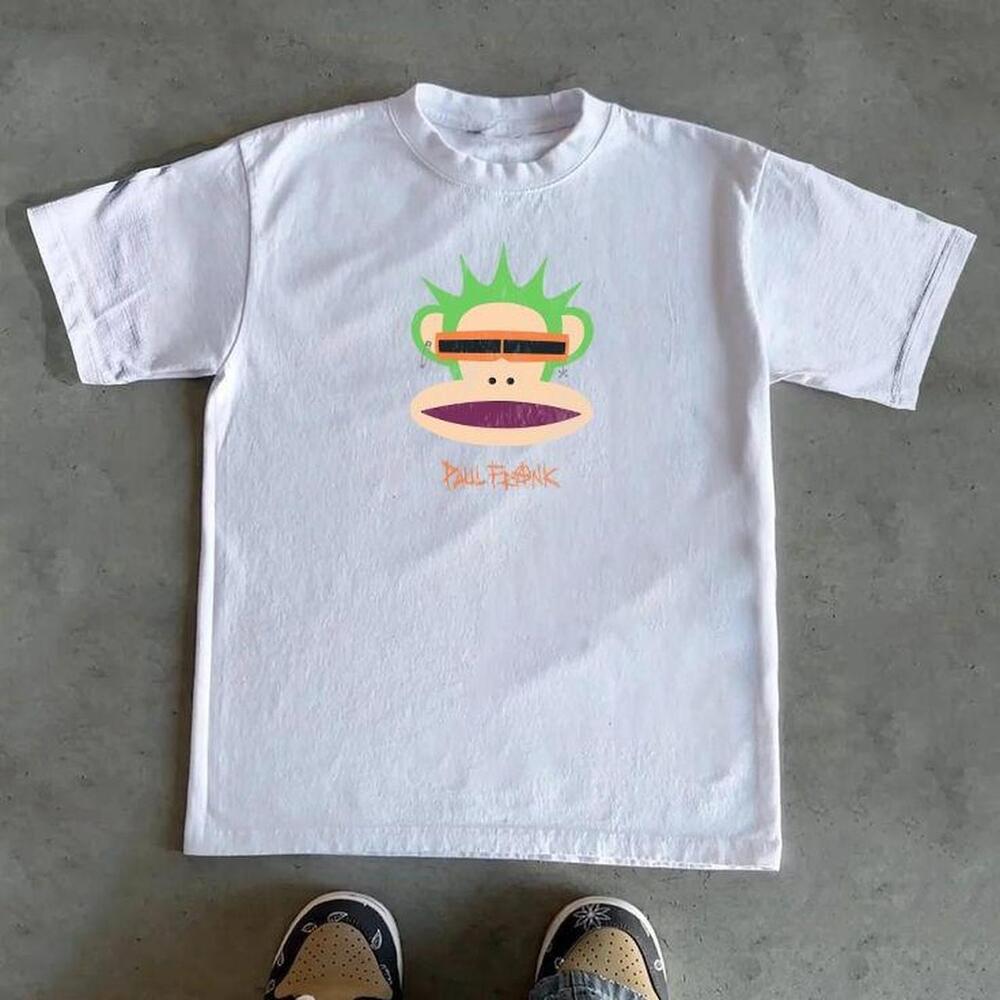 White Paul Frank Julius Monkey Graphic Tee